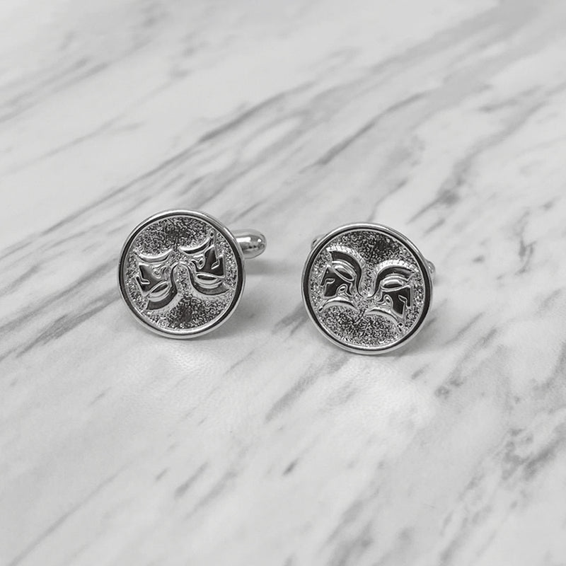 Gemini Sterling Silver Cufflinks