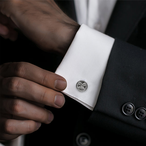 Gemini Sterling Silver Cufflinks