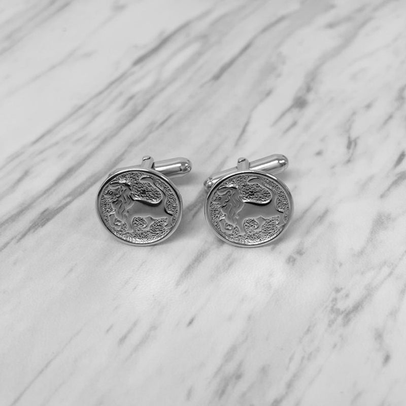 Leo Sterling Silver Cufflinks