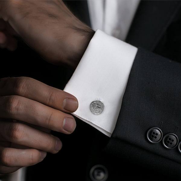 Leo Sterling Silver Cufflinks