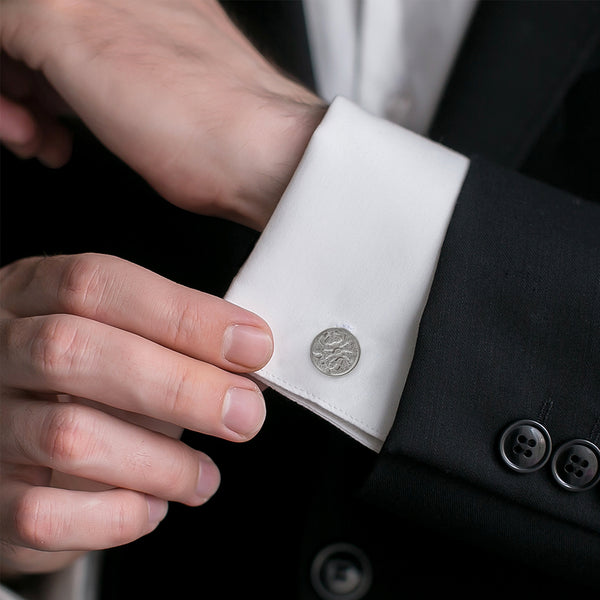 Scorpio Sterling Silver Cufflinks