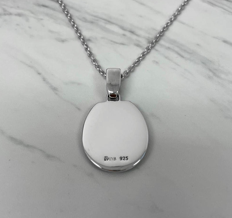 Horse Necklace - Oxidised Sterling Silver