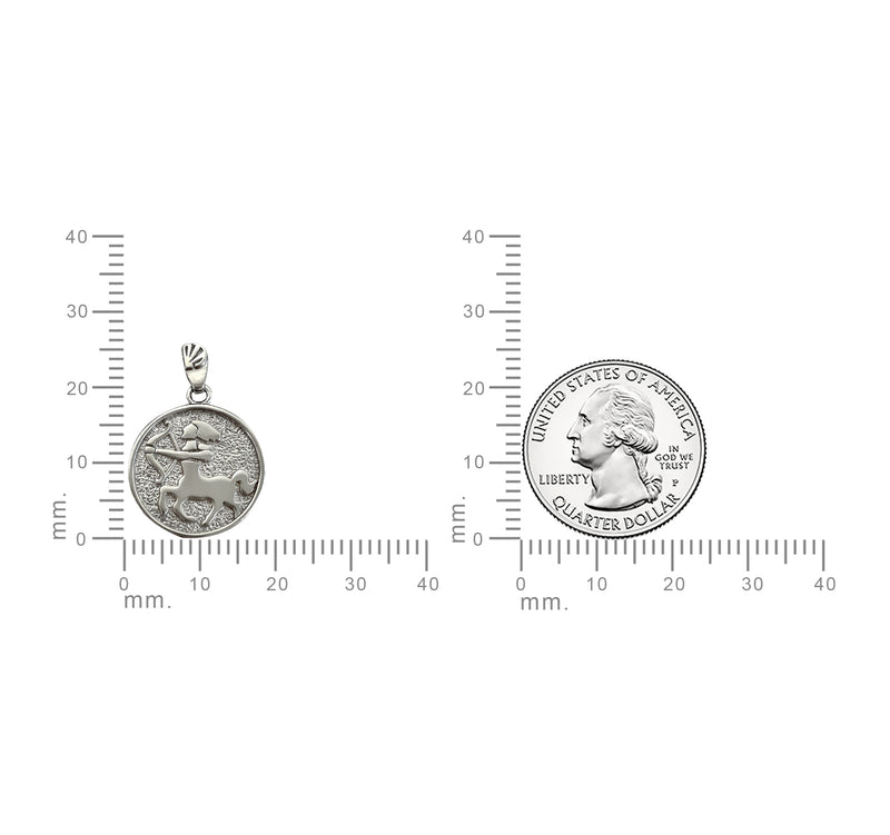 Sagittarius Zodiac Necklace for Women - Sterling Silver - Divine Box