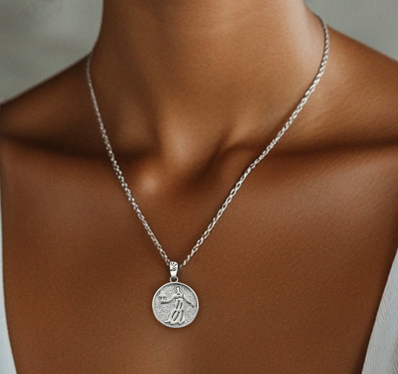 Virgo Zodiac Necklace for Women - Sterling Silver - Divine Box