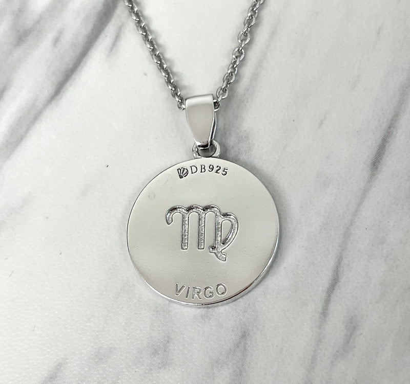Virgo Zodiac Necklace for Women - Sterling Silver - Divine Box