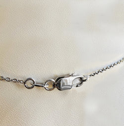 Antique Finish Sterling Silver Saint Cecilia Necklace Harp - Divine Box